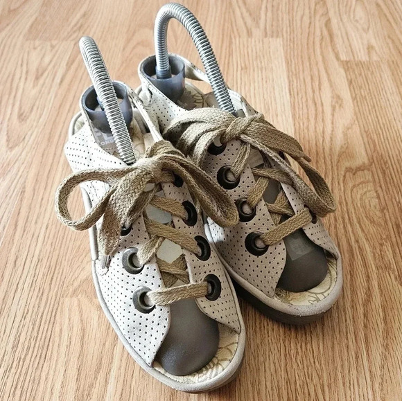 Fly London Leather Lace up Perforated Wedge Sandal Sizs 37. - Picture 4 of 13